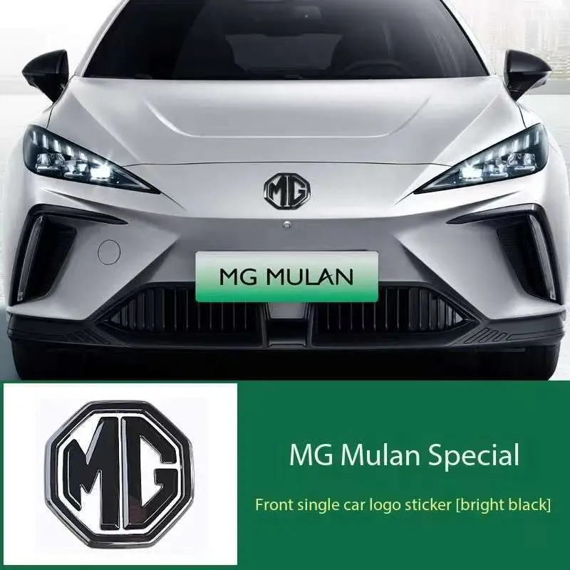 

Подходит для модификации передних и задних черных наклеек MG4 Mulan на 22 автомобильных логотипов MG Mulan.