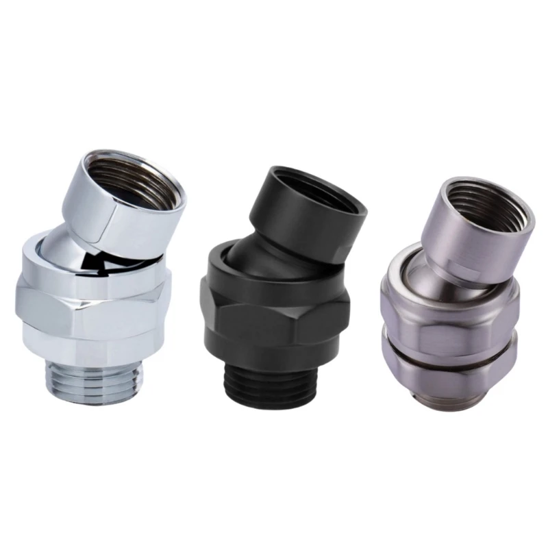 Вращающаяся на 360 градусов шарнирная насадка для душа. Простая установка.