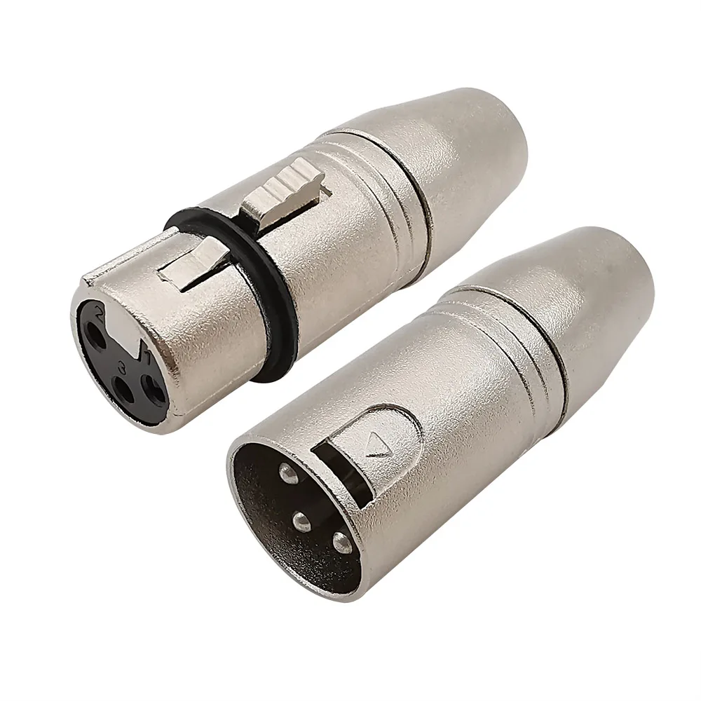 

1Pcs XLR 3 Pin Male Plug Female Socket Converter to 3.5mm 1/8" TRS Mini Female Jack Microphone Stereo Audio Connector