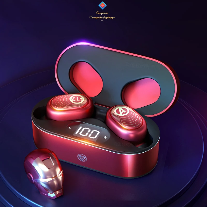 

Marveled Joint Name Headphones Wirelsss Bluetooth Noise Reduction Headset Bluetooth LED Digital Display TWS Wireless Earbuds