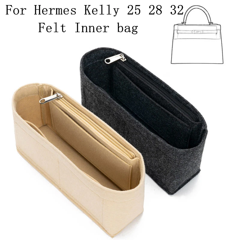 Сумка для хранения фетровая внутренняя подкладка Hermes Kelly 25 28 32 фиксирующая форма
