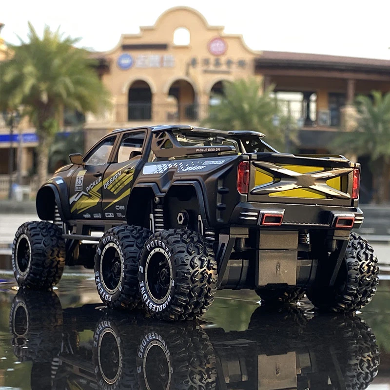 Модель автомобиля из сплава в масштабе 1:28 X-Class Exy 6*6 Модифицированная