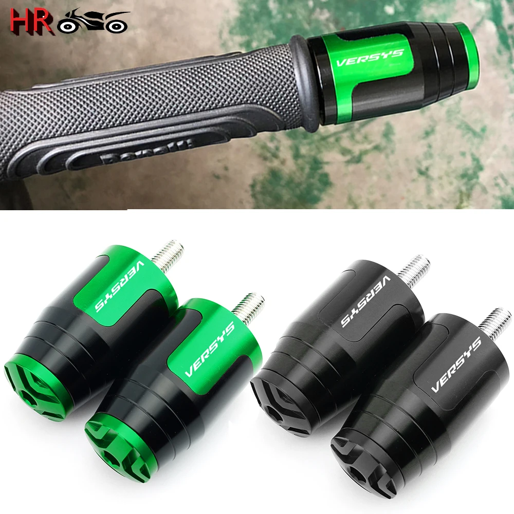 

For KAWASAKI VERSYS 650 1000 X-300 VERSYS650 VERSYS1000 VERSYS-X 300 Motorcycle CNC Handlebar Hand Handle Bar Grips Ends Plug