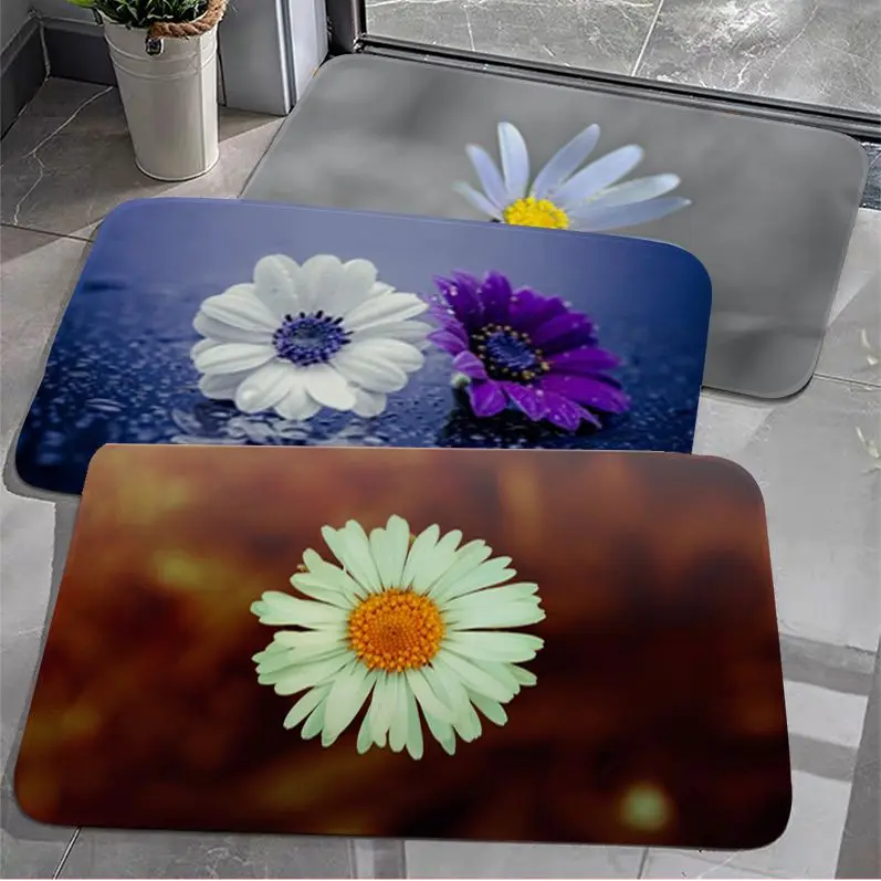 

Daisy Entrance Door Mat Nordic Style Home Doormat Bathroom-Toilet Mats Bedroom Toilet Rug