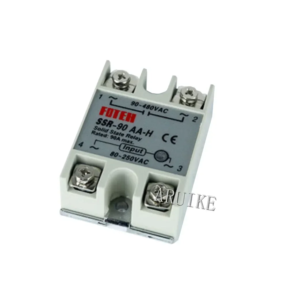Твердотельное реле SSR-90AA-H 100AA-H 120AA-H 70A 80A фактически 80-250 В переменного тока 90-480 SSR H