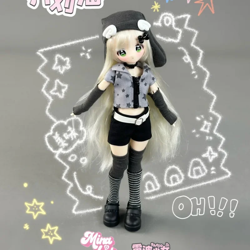 Фото Серия Don't Touch My Bangs: Коллекционная фигурка BJD 1/6 в закрытой упаковке (Blind Box), игрушка-сюрприз, кавайная модель, подарок, милая аниме-фигурка №3