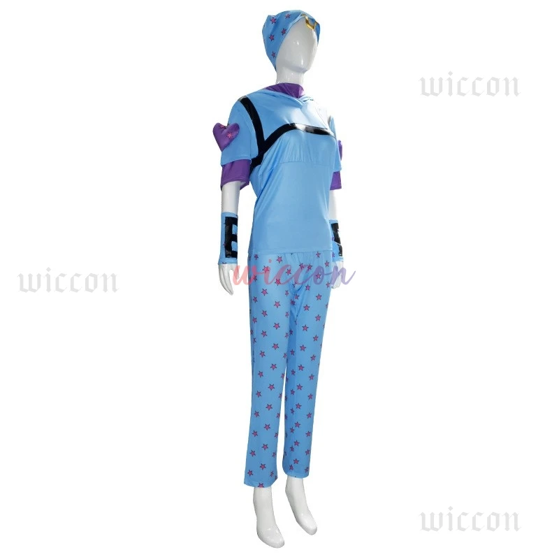 Steel Ball Run Косплей Аниме Джонатан Джонни Джостар Костюм Игровой Парик Хэллоуин