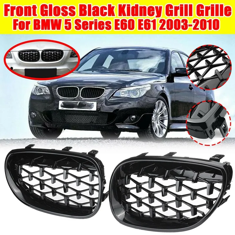 

Передняя решетка для BMW 5 серии E60 Sedan E61 Touring 2003-2010 51137065701 51137065702