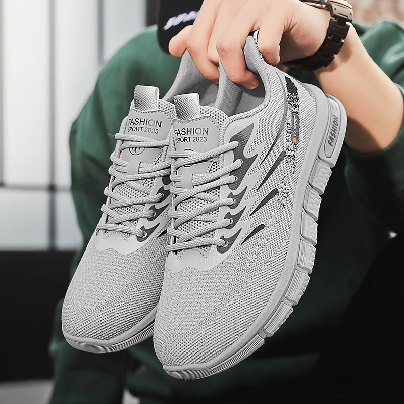 Running Shoes for Men New Arrival Fashion Sneakers Man Light Breathable Fitness Trainers Spring Outdoor Walking Boots Tenis 2023