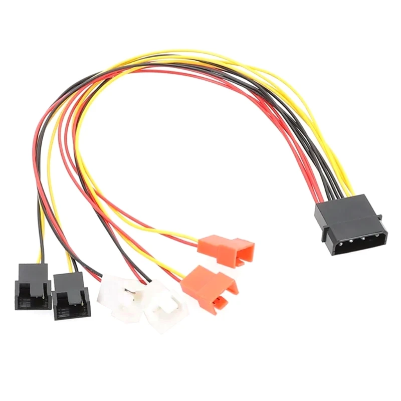 DX11 4-контактный разъем Molex 12 В 7 5 Разветвитель вентилятора охлаждения компьютера Y