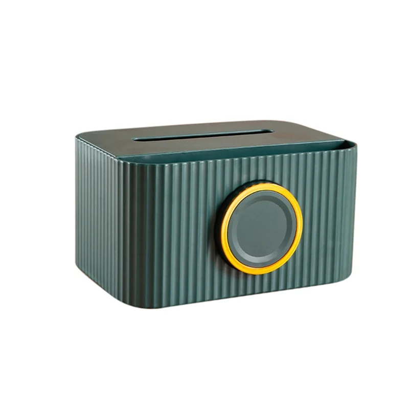 

Durable Tissue Box with Mobilephone Holder Sturdy Wear Resistant for Table Decor Storage Space For Glasses And Daily Necessities
