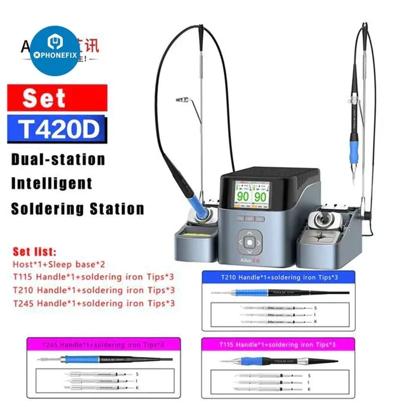 JCID AIXUN T245 T210 T115 T12 ручка для пайки Aixun T420D T3A T3B T320 T380 аксессуары паяльной станции