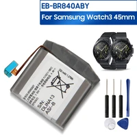 original replacement battery eb br840aby for samsung watch3 sm r840 watch3 version sm r845f 45mm watch battery 340mah