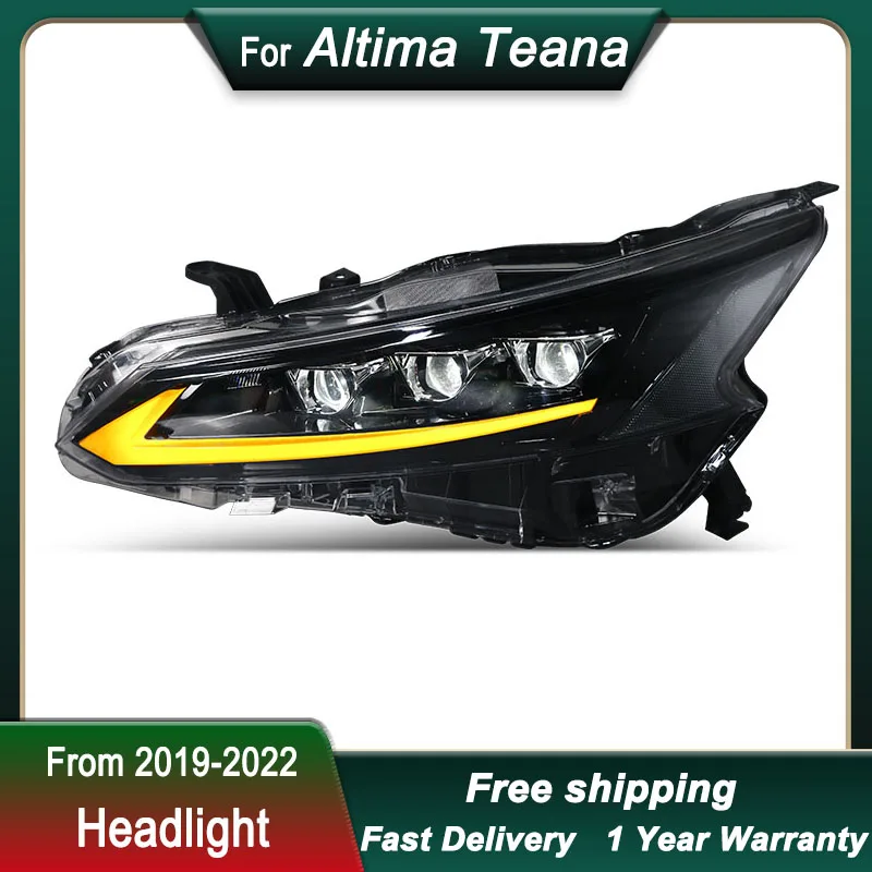 Новые светодиодные фары для Nissan Altima Teana 19-22, полностью светодиодные, с динамическими указателями поворота и линзами Bi-xenon. (art.: 3920d7af51c2d) - 3920d7af51c2d