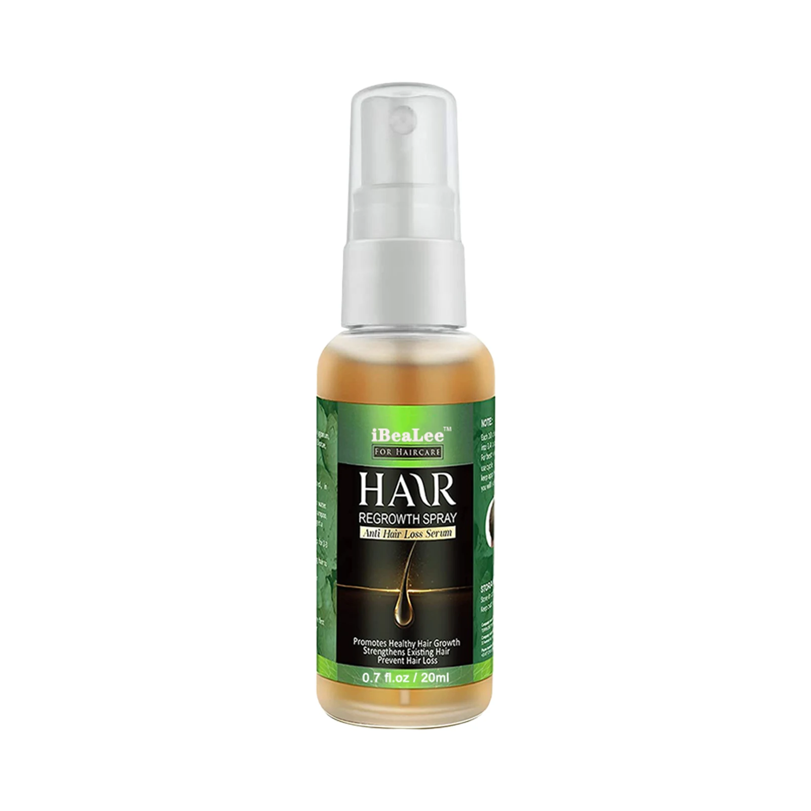 

Спрей для роста волос 20 мл, Имбирная Сыворотка для утолщения волос для женщин, сыворотка для роста волос без запаха, чистый натуральный Уход ...