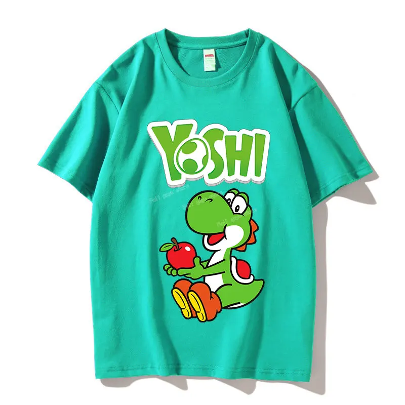 Футболка Super Mario для детей одежда мальчиков и девочек детские топы с коротким