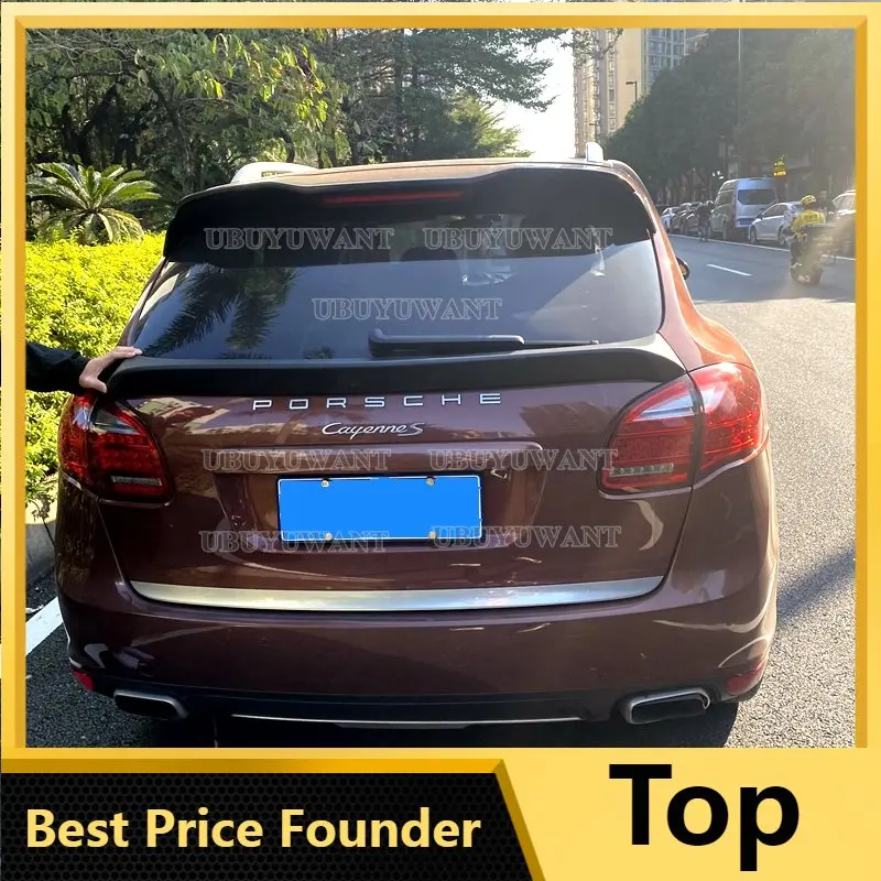 

Спойлер на крышу багажника из настоящего углеродного волокна для Porsche Cayenne 958 2011 2012 2013 2014 года