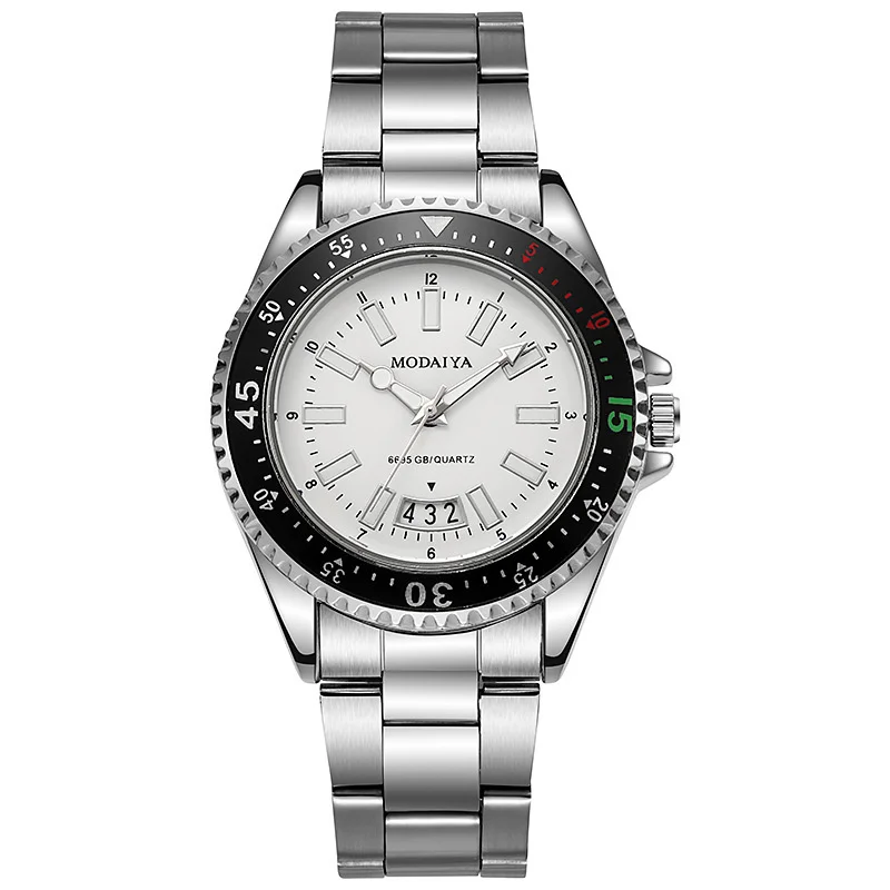 

Quartz Watches For Men's Steel Band Calendar Fashion Simple Leisure Business Versatile Business Men's Quartz Watches