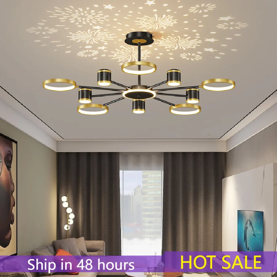 

Nordic Creative Luxury Living Room Chandeliers Home Atmospheric Molecule Lamp Led Post-modern Minimalist Dining Bedroom Lamps