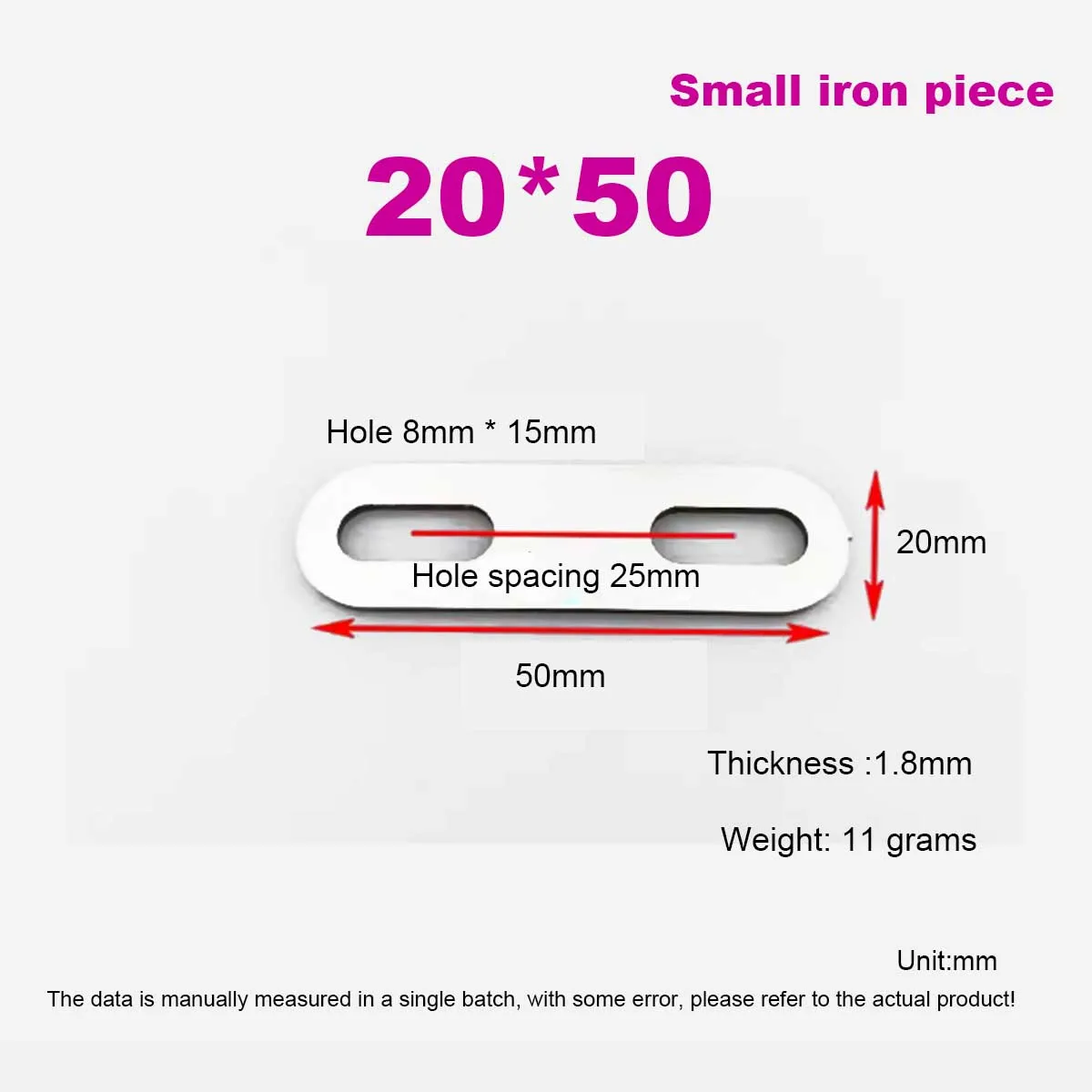

Аксессуары для углового кода из листового железа с двумя отверстиями, крепежные детали железной пластины с прямым кодом