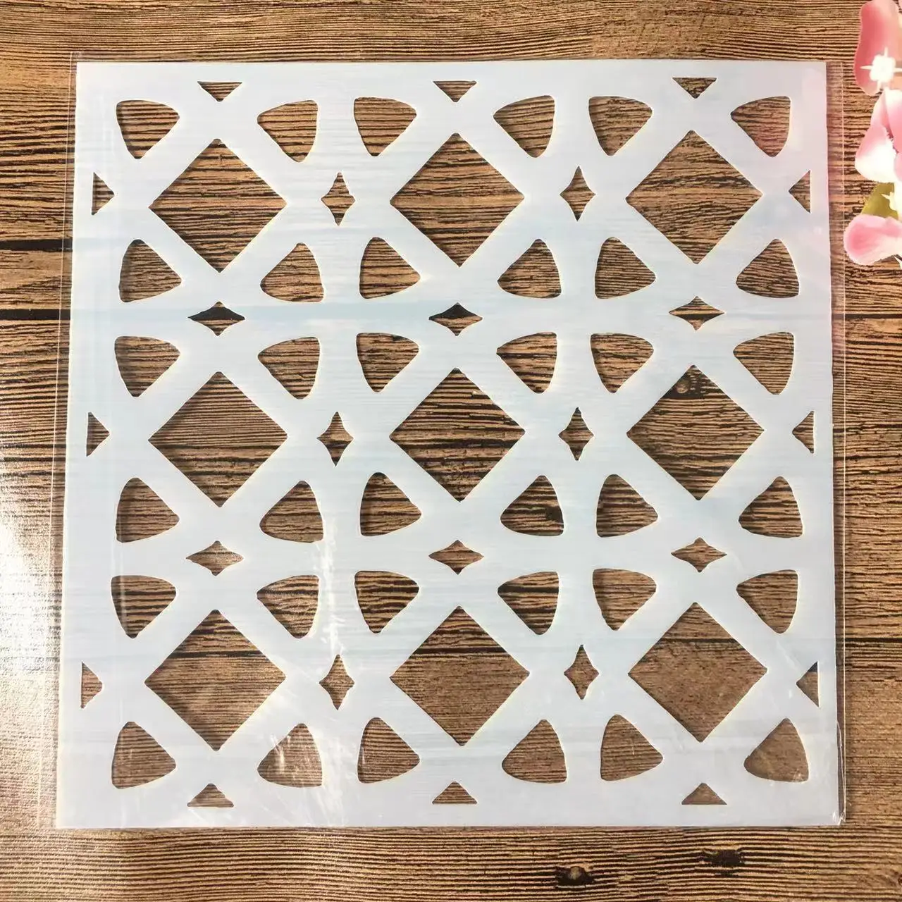 

20*20cm Geometry Circle in Circle DIY Layering Stencils Wall Painting Scrapbook Coloring Embossing Album Decorative Template
