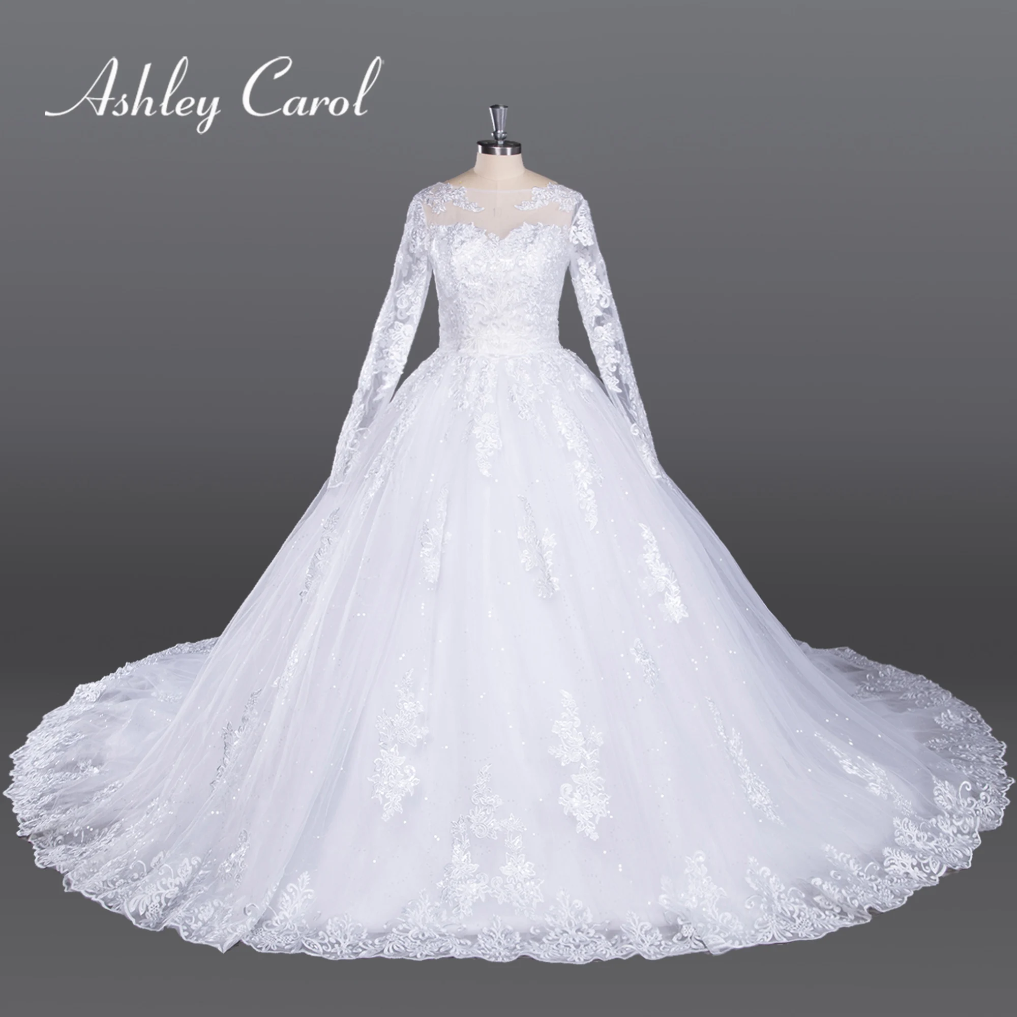 

Ashley Carol 2 IN 1 Wedding Dress With Jacket 2024 High-end Strapless Appliques Sequined Wedding Gown Real photos Vestido Novia