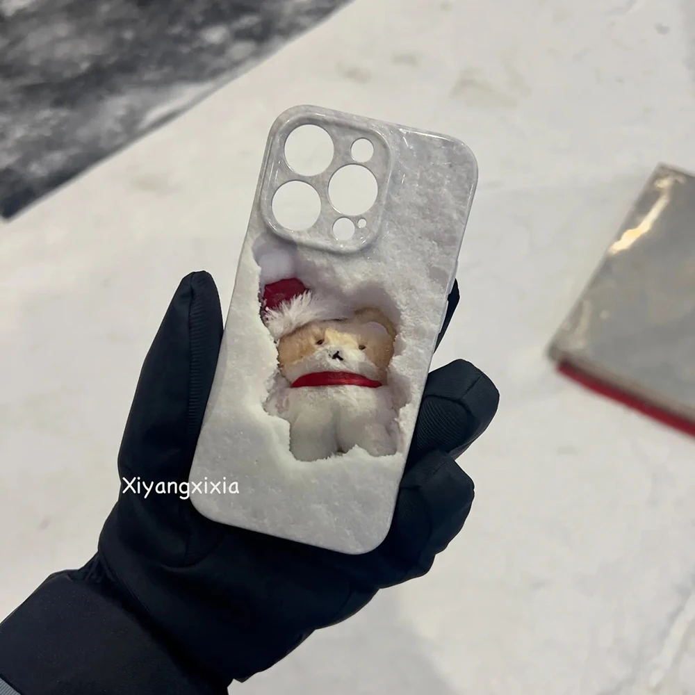 Роскошный чехол для телефона с милой снежной куклой XiaoMi 13 12 12X Mi 9 10 11 Pro POCO X3 X30PRO GT NFC