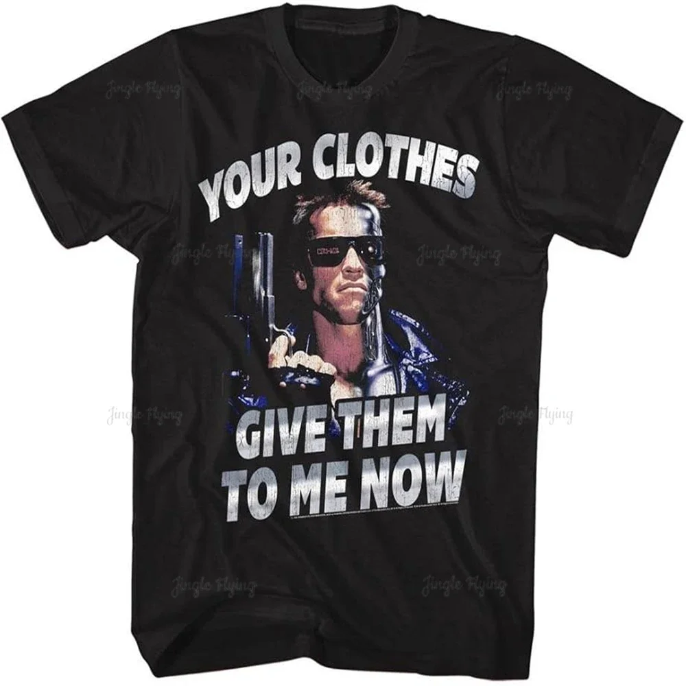 American Classics Terminator Clothesnow взрослая футболка Чистый хлопок дышащий и удобный