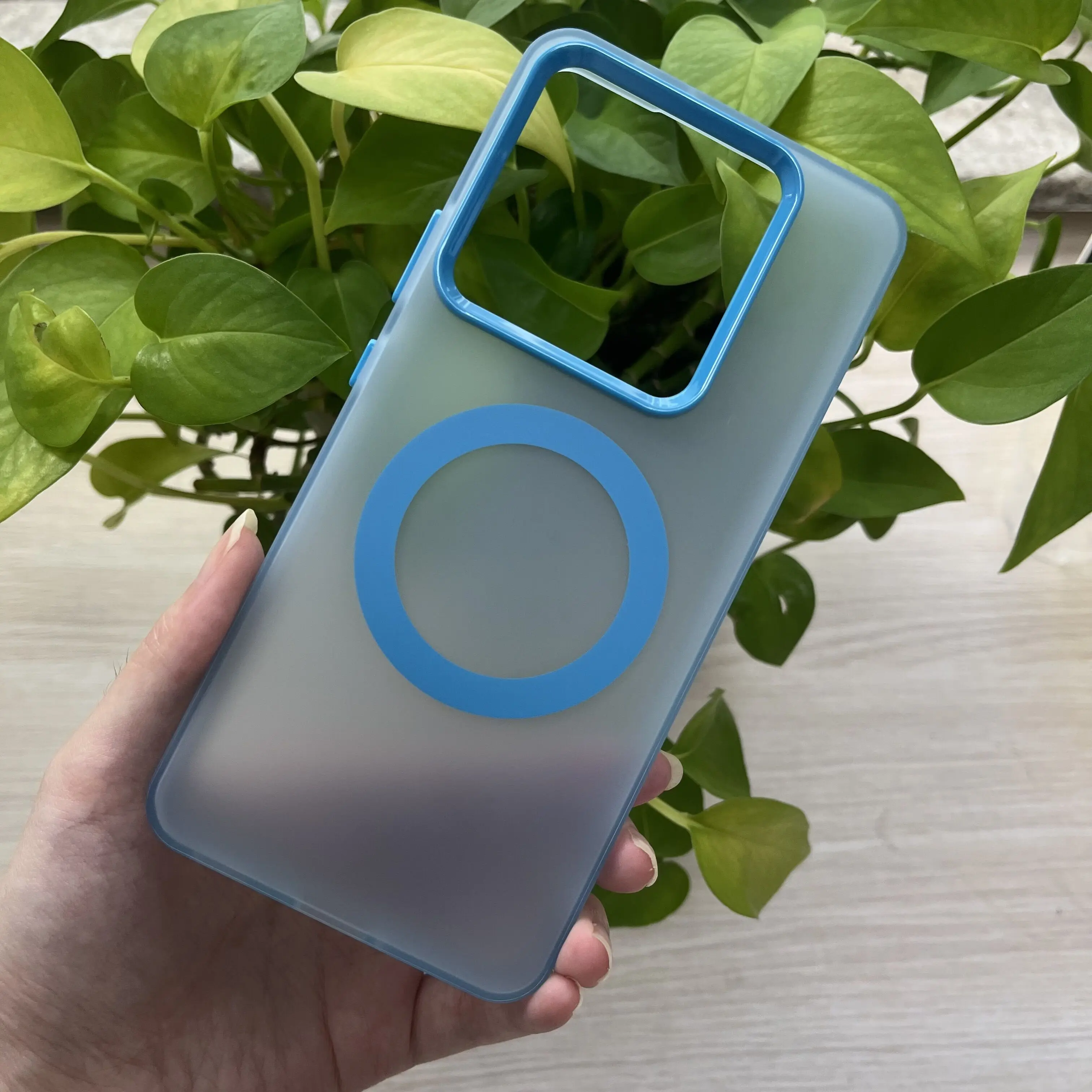 Для Xiaomi 14T, 14T Pro Магнитный чехол ELVEV Качественная красивая матовая защитная задняя крышка с защитой от отпечатков пальцев (art.: 3920ca910b1fd) - 3920ca910b1fd