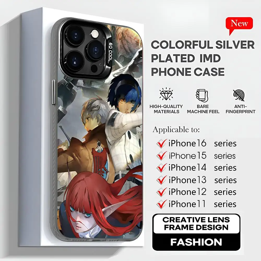 Чехол для телефона Metaphor ReFantazio 2024 чехол IMD IPhone 16 15 Pro XR XS 7 8 Plus SE2024 противоударный