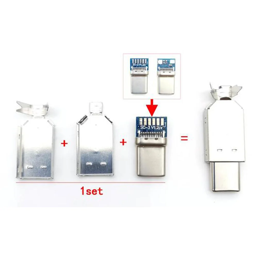 

2 комплекта, внешний разъем USB 3,0, 8 контактов