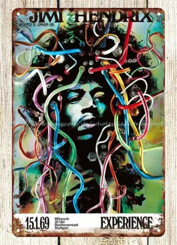 1969 год Постер в стиле рок-ролл Гантер Кизер г. Штутгарт концерт металлический