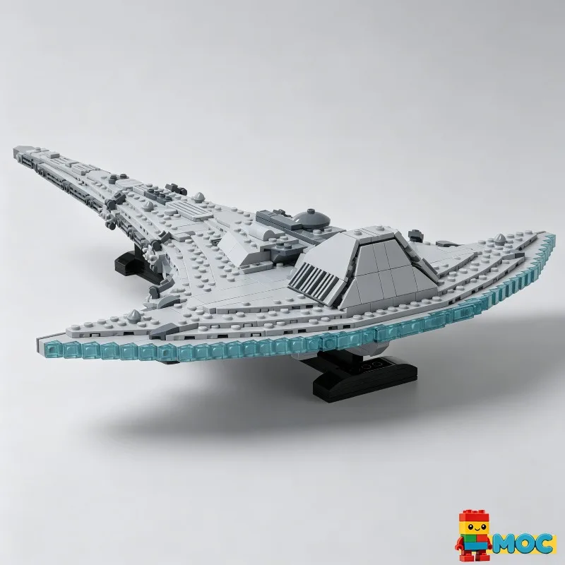 Фото Конструктор MOC «Космический корабль Судьбы» для исследования межзвездных пространств, 965 деталей, научно-фантастическая серия, развивающий подарок на День рождения и Рождество №3