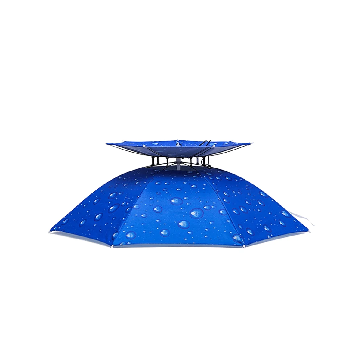 

Double Layer Windproof Umbrella Overhead Umbrella Fishing Umbrella Camping Headwear Cap Sunscreen Shade Umbrella