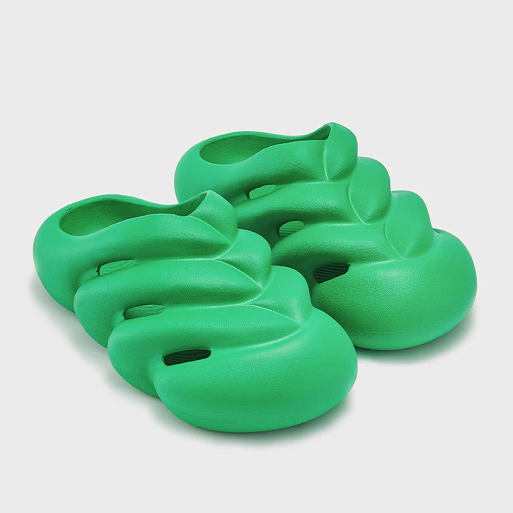 Women's Slippers Outside Fashion Hollow Platform Slippers Female Soft Leisure Indoor Unisex Summer Shoes 2022 Trend Fun Comfort