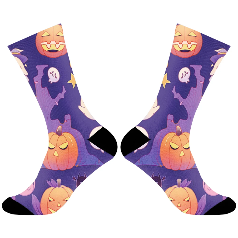 Новые милые носки зимние чулки с принтом дышащие для отдыха индивидуальные