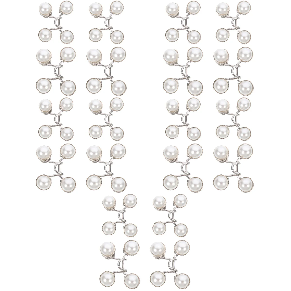 

20 pcs Detachable Creative Jeans Buttons Simple Snap Fasteners Trousers Clip