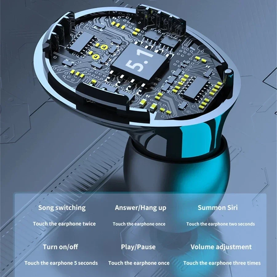 () Беспроводные Bluetooth-наушники M10 с низкой задержкой и микрофоном стереонаушники