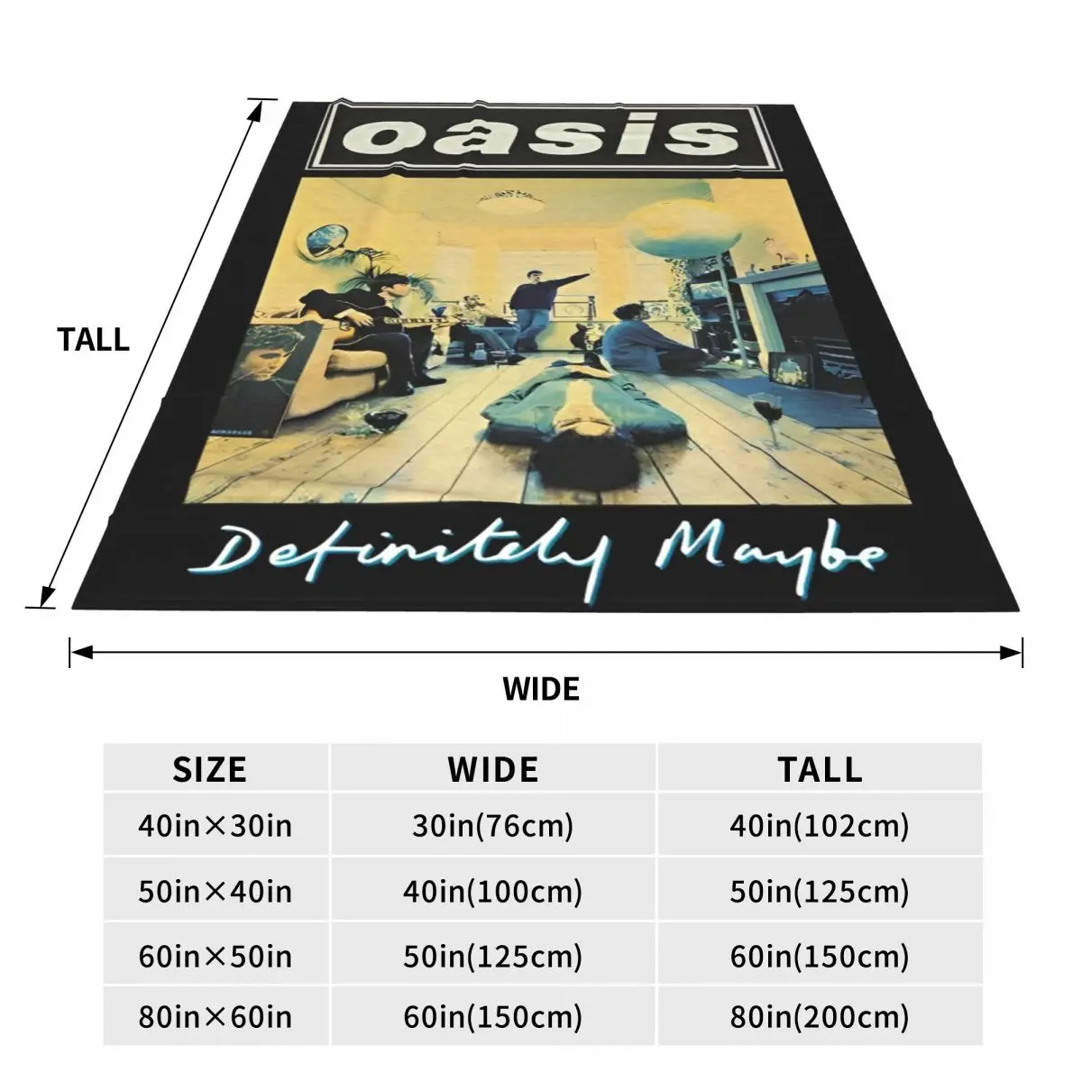 Уютное одеяло O-Oasis для рок-группы музыкальный тур декоративное покрывало дивана