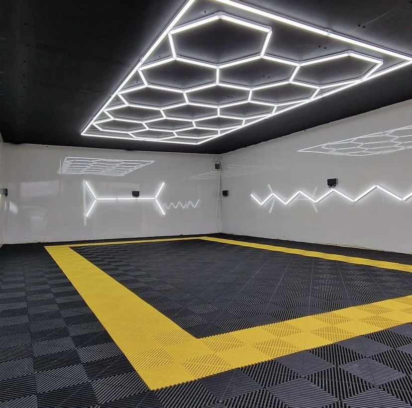 

Hexagonal Led Light For Car Showroom Led Garage Honeycomb Lamp Tool Working Led Light