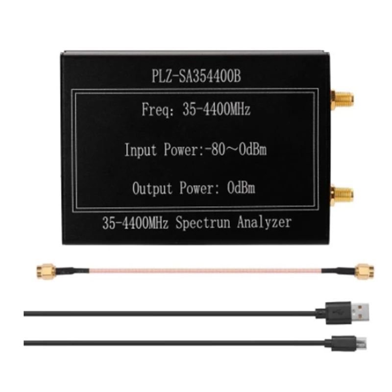 

Spot Goods 35-4400Mhz Spectrum Analyzer USB2.0 USB3.0 Portable Scalar Network Analyzer With Tracking Source TG