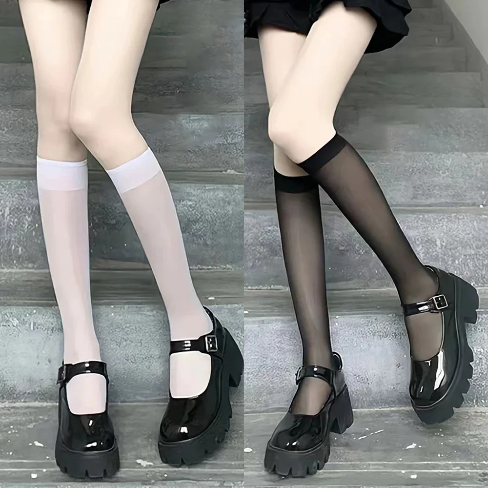 Женские Шелковые Тонкие Прозрачные Эластичные Носки Для Гольфа