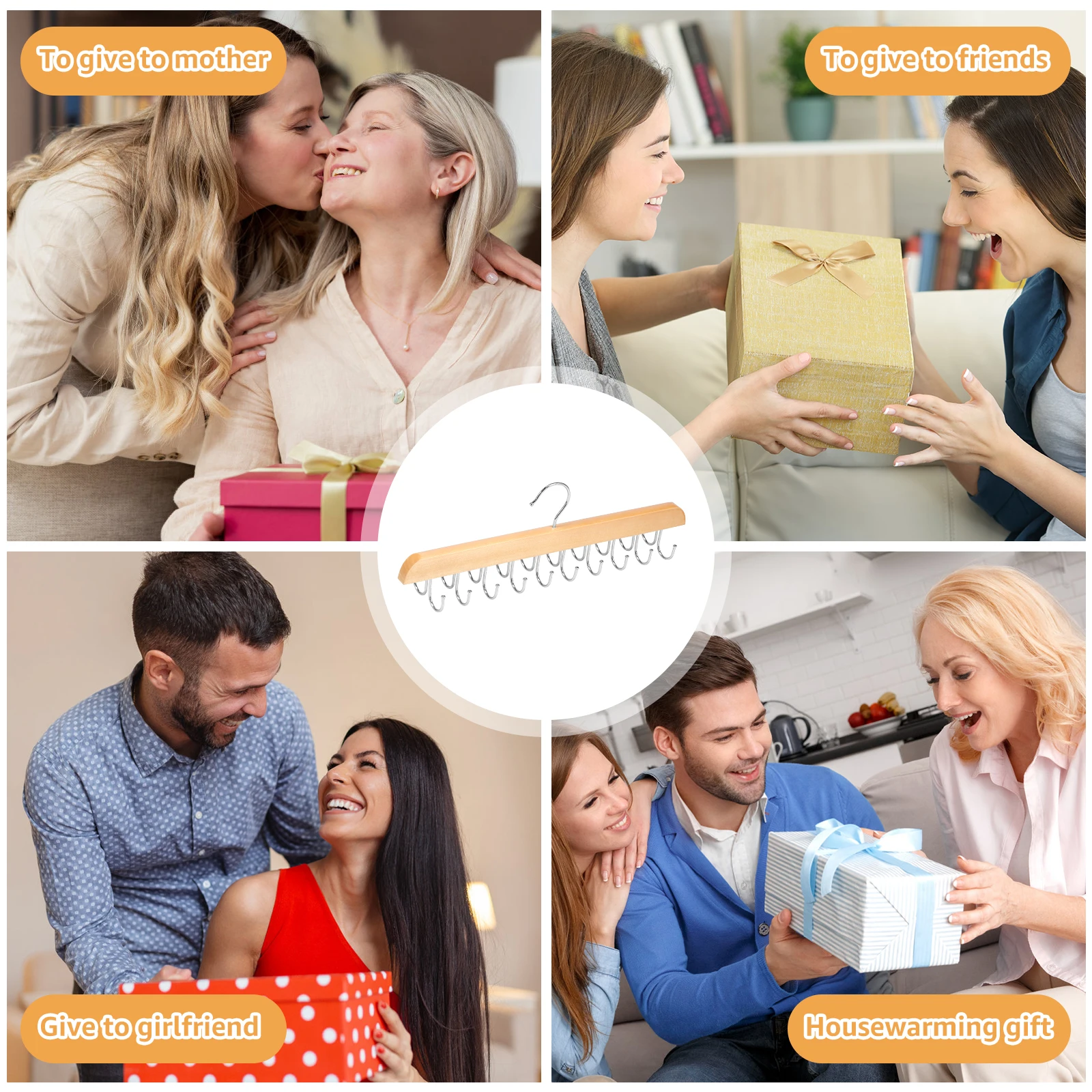 2/4 шт. вешалки для одежды 20 крючков