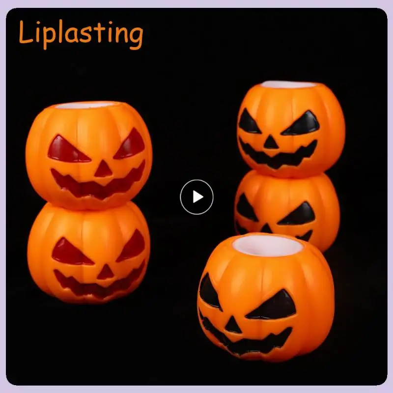 

Novelty Stress Relief Toy Halloween Pumpkin Ghost Funny 6.5cm Venting Ball Decompression Toy Pinch The Pumpkin Ghost Bouncy Toys