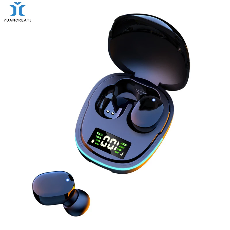 

YUANCREATE True Wireless Gaming Headphones Bluetooth Earphones In-ear Sports Waterproof Earbuds Intelligent Noise Reduction