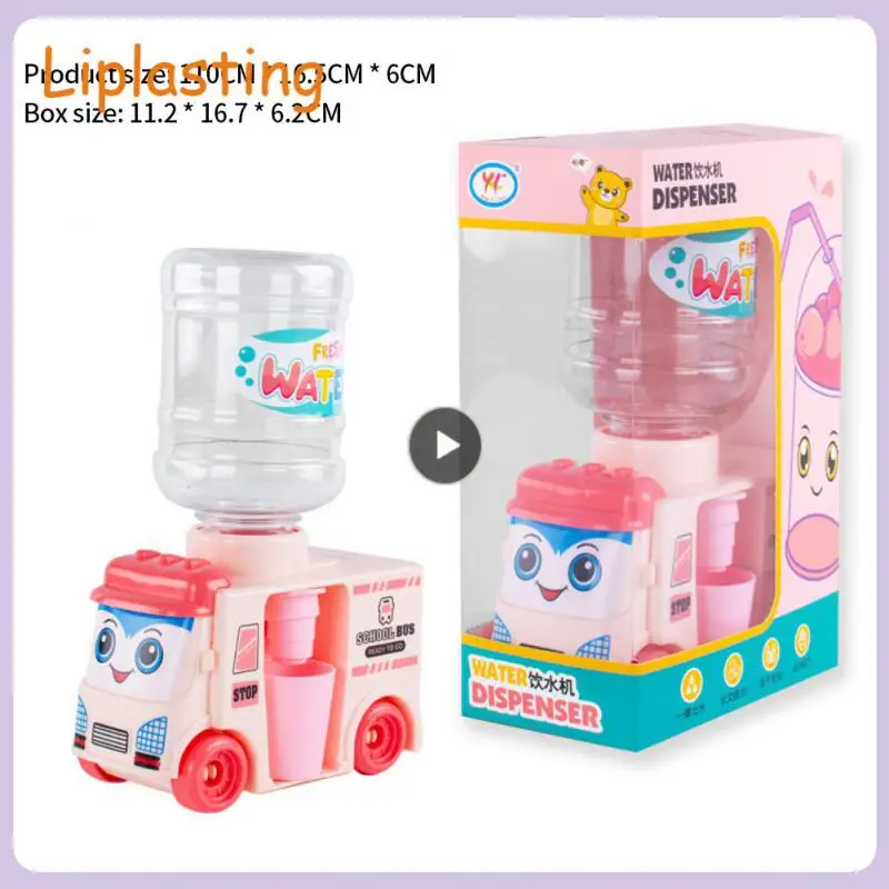 

Mini Hand Press Water Bottle Montessori Water Dispenser Toys Cute Kitchen Toy Children Cosplsy Props Water Dispenser Baby Toy