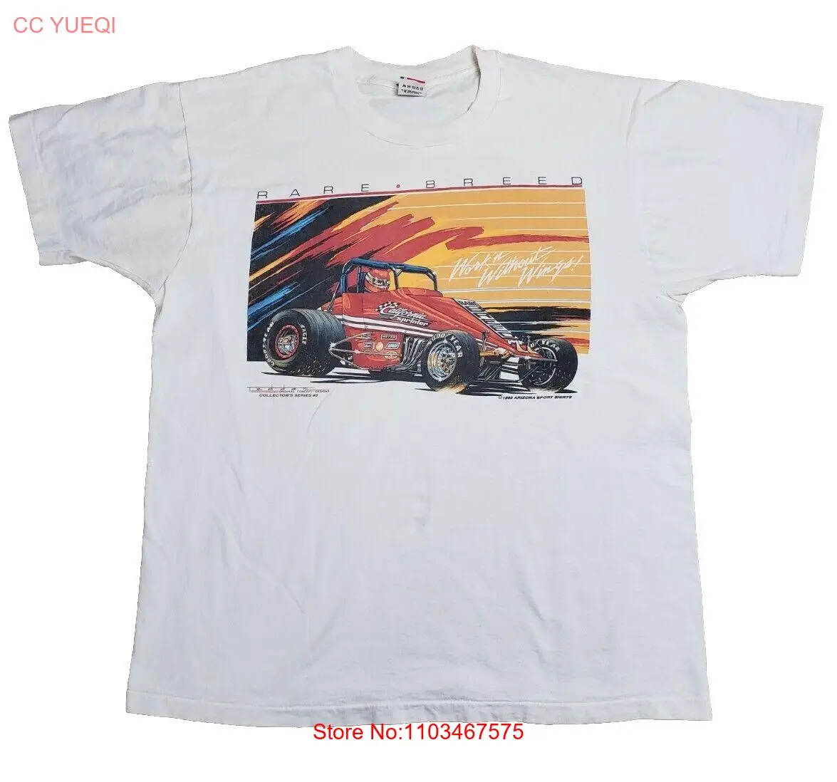 Vtg FOTL 1988 Tedder Concept Design #5 Ascot Carden Ca редкая порода Футболка XL/2XL