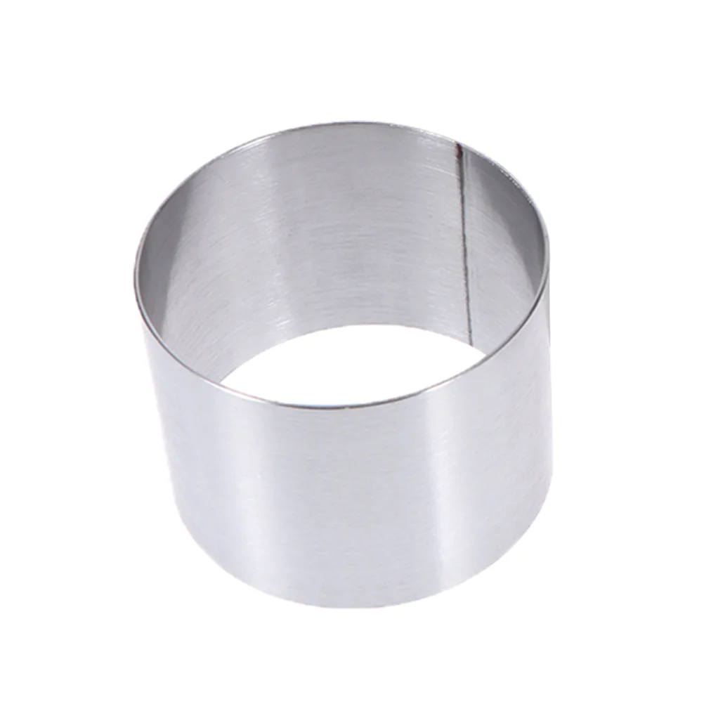 

Cake Ring Mold Mousse Baking Rings Round Moldscookie Pastry Steelfor Stainless Mould Mini Dessert Metal Biscuit Pan Circle