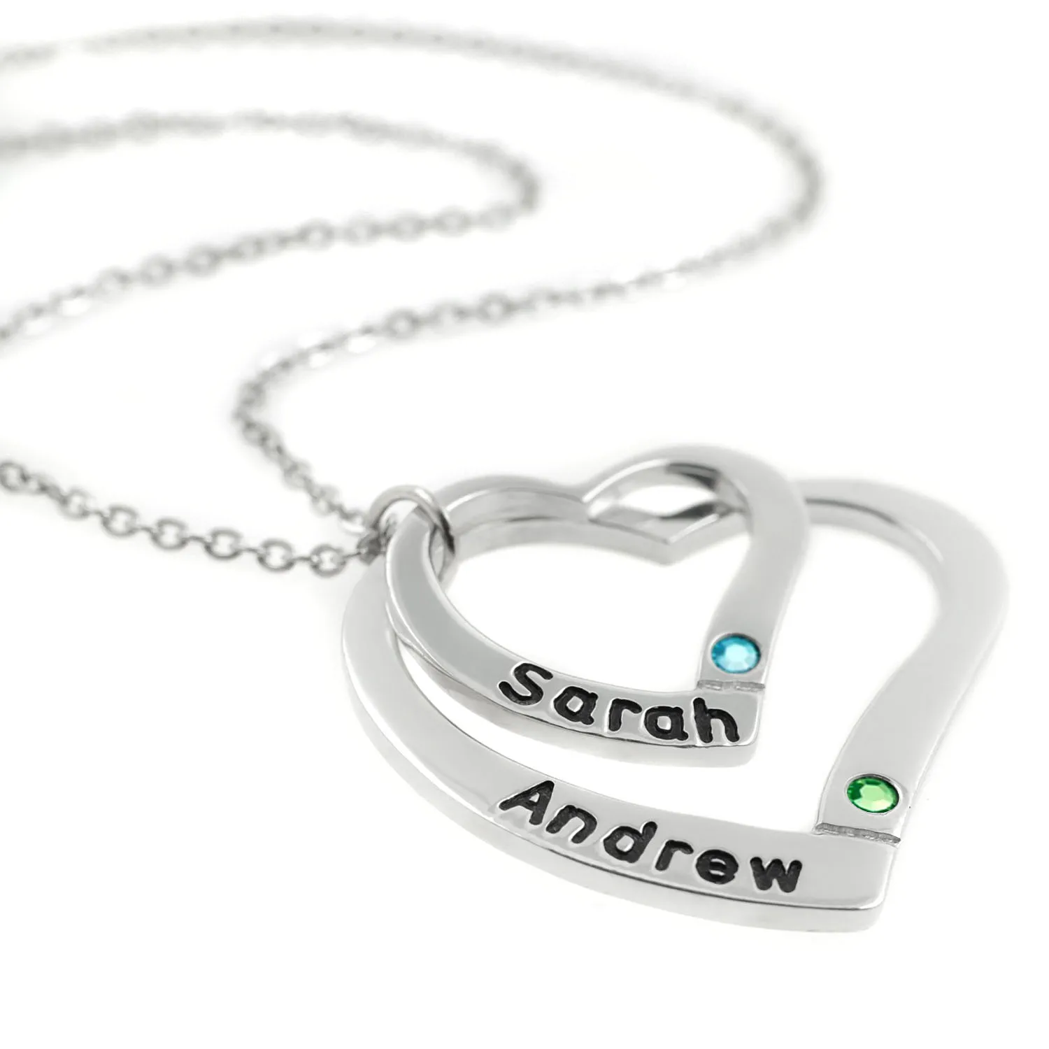 Рисунок 4 - Ожерелье с двойным сердцем и гравировкой имени