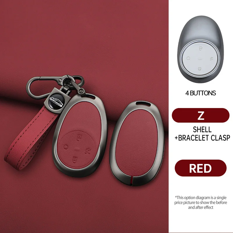 Чехол для ключей с 4 кнопками, брелок для Toyota bZ3X Bózhì 3X Platinum 3X 2025 Air_Pro_max, аксессуары для ключей в салоне автомобиля